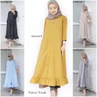 Baju Muslim wanita / Velove long tunik fit Xl ld 104
