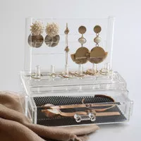 SERRA Jewelry Clear Storage Acrylic Jewelry Organizer