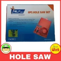 HOLE SAW Set 8pcs Ukuran Besar Mata Bor Hidroponik