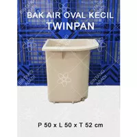 BAK AIR / BAK KAMAR MANDI KECIL OVAL TWINPAN - Hijau