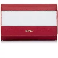 BONIA wallet the line zipper-red