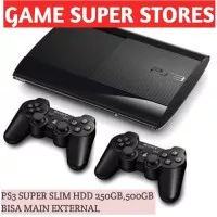 ps3 Super slim void sony hdd 500gb ful game 2 stik wirrles