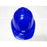 Safety Helmet Blue Full Set / Helm Proyek Biru / Helem Bangunan