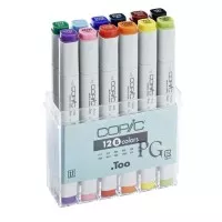 Copic Sketch Marker 12 Warna Basic Colour Spidol