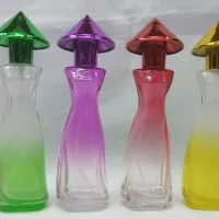 Botol Parfum Kaca Spray Semprot Unik lucu antik model petani wanita