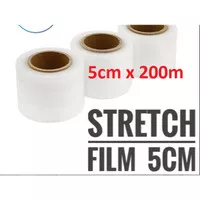 STRETCH FILM 5CM X 200M PLASTIK WRAPPING/WRAPING PLASTIC WRAP