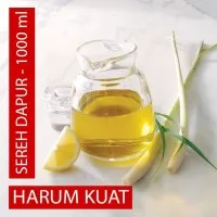 1000 ml - Minyak Sereh DAPUR Murni / Lemongrass oil / Serai Dapur