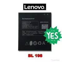Baterai Lenovo BL198 / A859 / K860 / S880 / Original Batre Battery