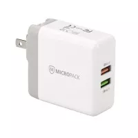 Charger Micropack Wall charger 2 Ports Quick Charge 3.0 MWC-236 Q3