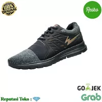 Sepatu Olahraga Eagle ROADHAWK Sepatu Kets Casual Running Lari Pria - Navy Gold, 37