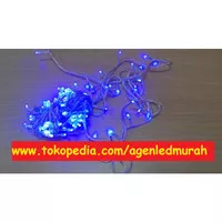 LAMPU LED POHON NATAL/HIAS/TUMBLR Biru/Blue 8 Mode