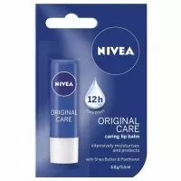 Original BPOM NIVEA Lip Balm Original Care Lipcare untuk bibir