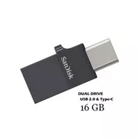 Flashdisk Sandisk Dual Drive USB 2.0 / TYPE-C 16GB