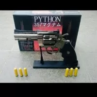 Korek Pistol Python pajangan Plus peluru