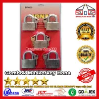 GEMBOK MASTER KEY 60mm X 5 pcs HONA - GEMBOK PAGAR - GEMBOK GUDANG - G