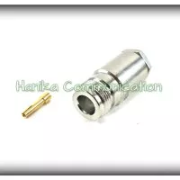 Konektor N Female to RG-8 Kabel Koaxial RG8 Coaxial Cable ke Connector