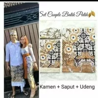 Setelan Batik Couple Kain Kamen Saput Dan Udeng