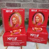 Kelly Pearl Cream 15gr/Krim muka kelly kemasan besar/Kelly krim 15g