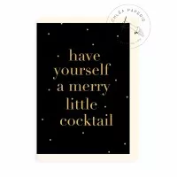 Greeting Card / Christmas / Merry Little Cocktail / Kartu Natal