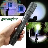 Lampu Senter LED Police Tactical 10000LM XML T6 5 Mode Zoomable