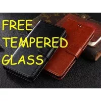LEATHER FLIP COVER WALLET SAMSUNG GALAXY NOTE 2/4/5 CASING DOMPET