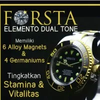 forsta elemento watch jam tangan pria (classic tone / dual tone)