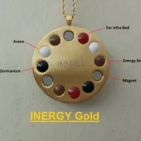 Kalung Kesehatan INERGY Gold Germanium pendant energi inergi asli