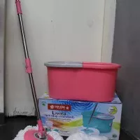 spin mop lion star livina BM-45 standart 6 liter kain pel putar peras