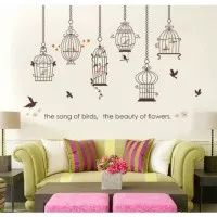 Sangkar Burung SK9088 - Stiker Dinding / Wall Sticker