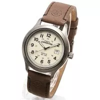 PreOrder Timex T49870 Mens Expedition Brown Leather Watch Indiglo Date