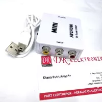 CONVERTER AV to HDMI / RCA to HDMI sambungan adapter Mini Box HDMI2AV