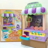 mainan mesin penjepit pengambil permen joy clow machine candy grabber