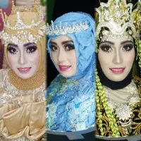 kerudung rajut pashmina gliter