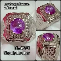 cincin batu akik permata kecubung kalimantan 3