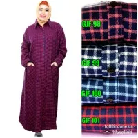 gamis flanel/gamis flanel jumbo/baju gamis jumbo/gamis terbaru/gamis