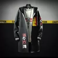 fashion jacket bomber coat / long jaket hoodie Korean style