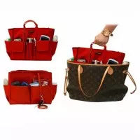 handbag organizer medium -red
