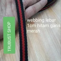 tali webbing id card gelang kalung uk 1cm jual per rol isi 45 meterhhh