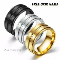 Cincin Titanium Pria Wanita / Cincin Pasangan /Cincin Couple