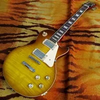 Gitar Elektrik Custom Gibson Les Paul Standart Plain Top Lemonburst