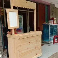 booth / booth kayu / gerobak / rombong
