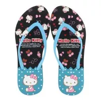 Ando Sandal Jepit Wanita Hello Kitty HK 01 - Turkis - 36