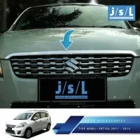 lis kap mesin hood moulding chrome suzuki ertiga merek jsl