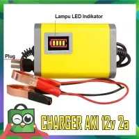 Promo Charger AKI CAS AKI Batere Motor Portable 12 Volt 2A Murah