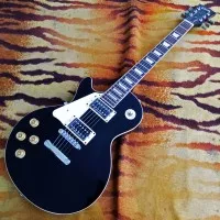 Gitar Elektrik kidal Custom Gibson Les Paul Standart Black Lefthanded