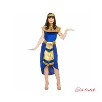 Cleopatra kostum-blue dress/kostum mesir