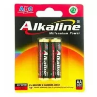 Baterai AA ABC Alkaline isi 2