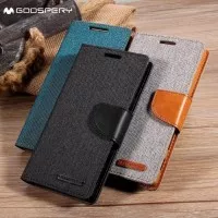 Flip Case Denim Asus Zenfone Go 5" ZC500TG Wallet Flipcase Dompet