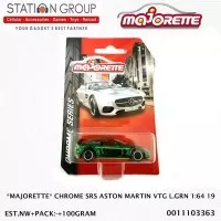 MAJORETTE CHROME SERIES ASTON MARTIN VINTAGE LIGHT GREEN 1-64 19