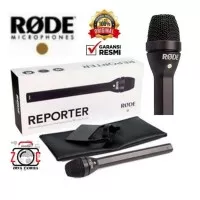 Rode Microphone Reporter Jurnalis Wartawan Mic Handheld Directional
